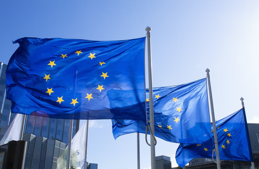 European flag.